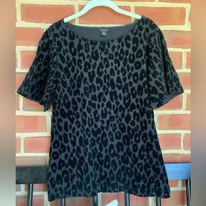 Ann Taylor Animal Print Shirt